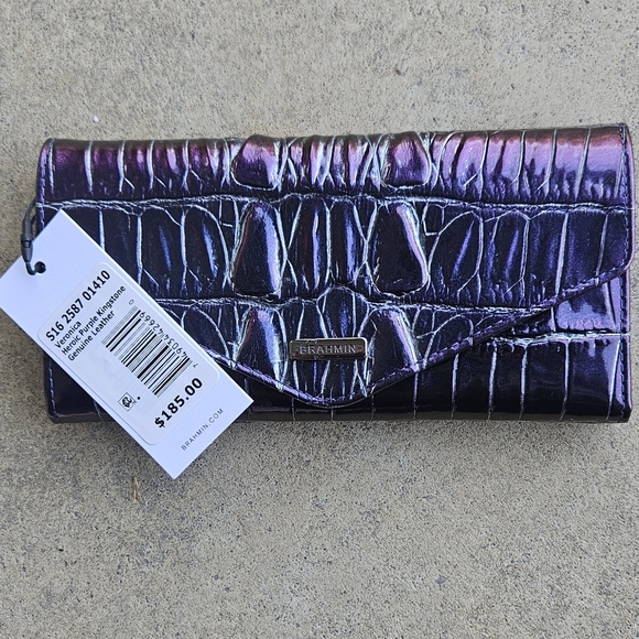 Brahmin Handbags - Brahmim Veronica Heroic Purple Kingstone Wallet